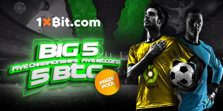 1xBit presenta la competencia de apuestas BIG 5 con 5 premios en juego