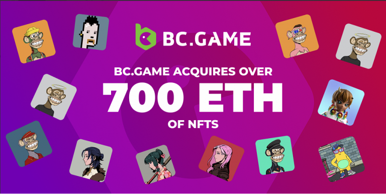 BC.GAME invierte 700 ETH en NFTs para un mejor metaverso