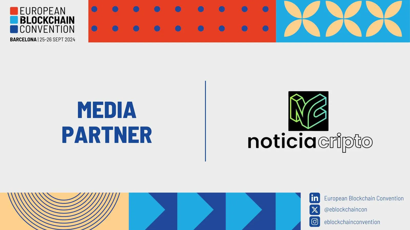 ¡Nos vamos a la European Blockchain Convention en Barcelona, España!