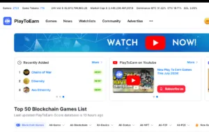 Descubre Juegos Blockchain y Gana Cripto en PlayToEarn