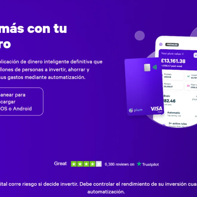 Plum.com: Ahorra, invierte y encuentra ofertas