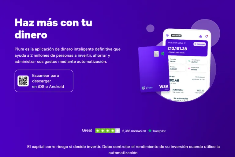 Plum.com: Ahorra, invierte y encuentra ofertas
