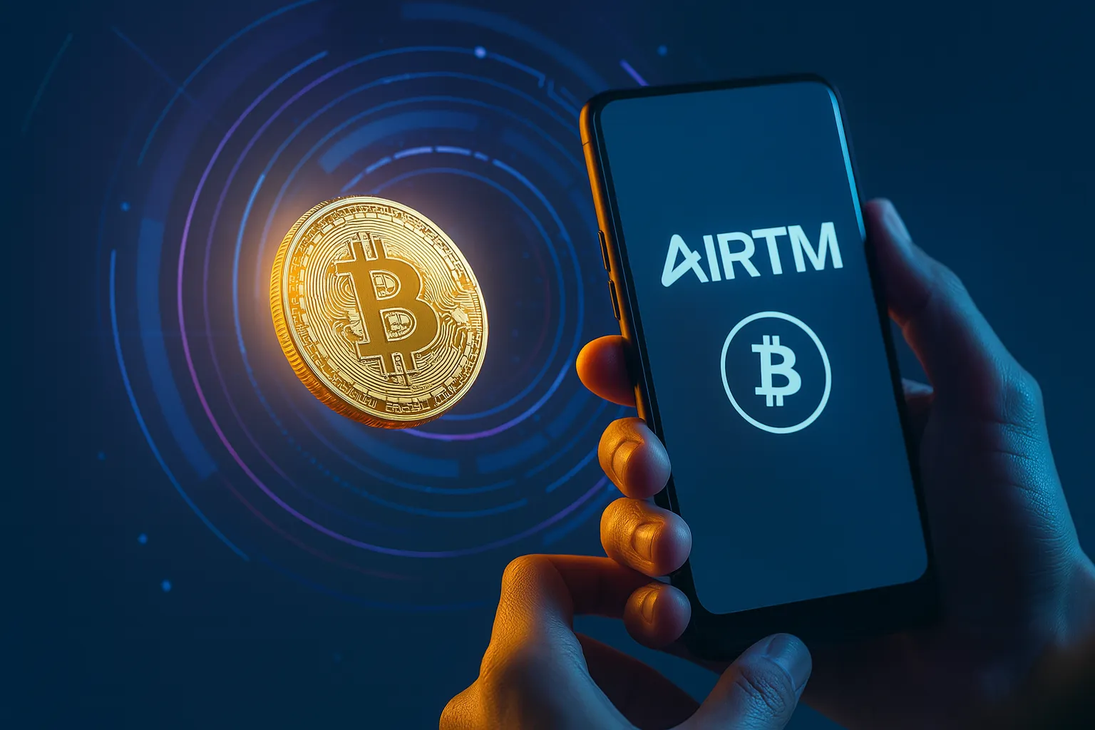 Cómo pasar/comprar de USDC a Bitcoin usando AirTM