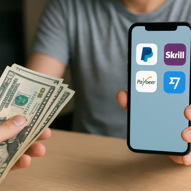 Guía práctica 2025: convierte tu saldo de PayPal, Skrill, Wise o Payoneer en efectivo o cripto sin perder dinero.