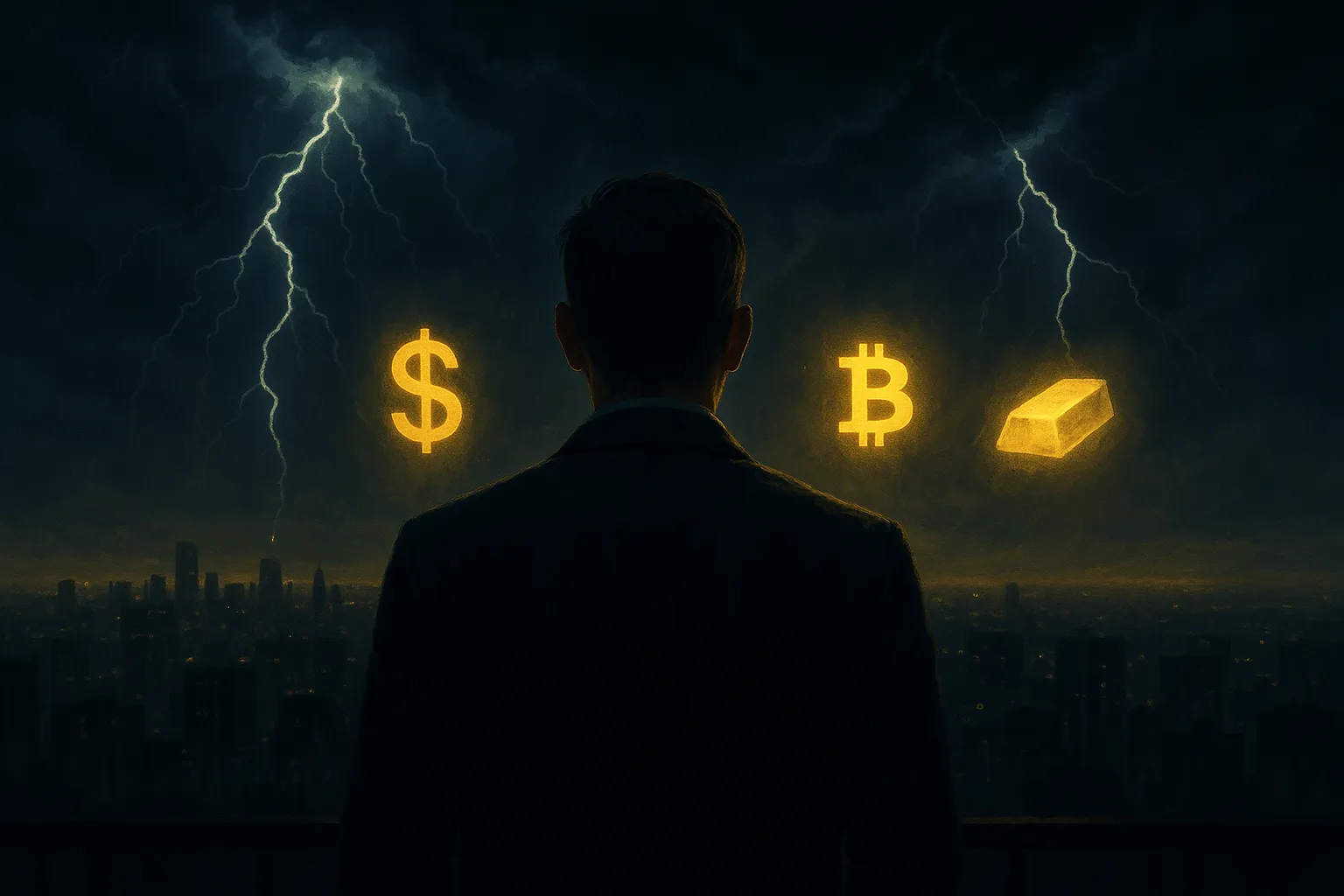 Oro, Bitcoin y Wall Street: la carrera por el refugio en tiempos inciertos