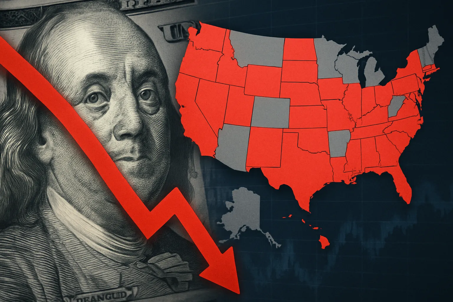 EE. UU.: la recesión que avanza estado por estado, según Moody’s Analytics